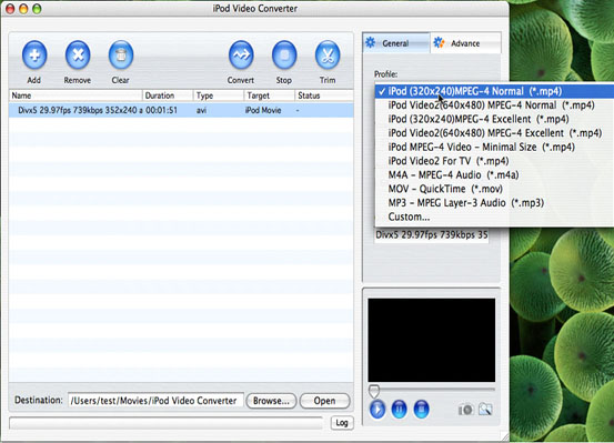How to convert videos to iPod Mac