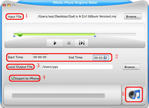 Convert MP3 to iPhone ringtone on Mac