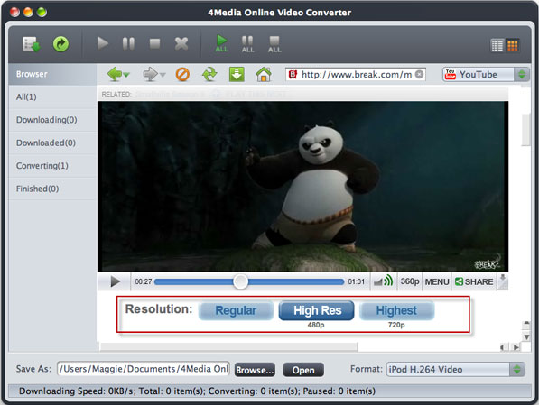 How to convert online FLV videos